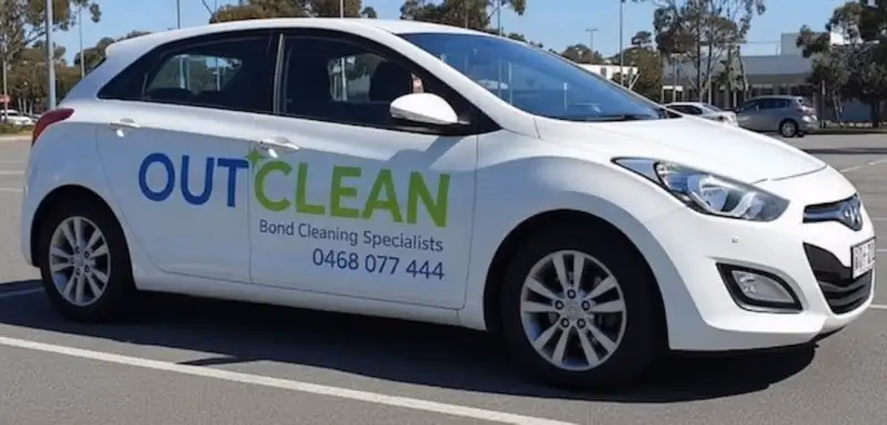Professional cleaning service vehicle
